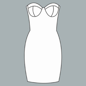 Выкройка платья-бюстье (2)