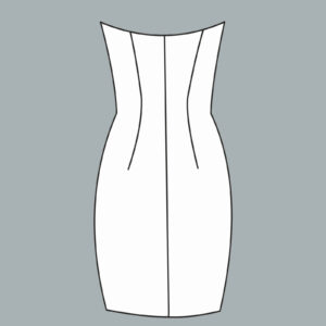 Выкройка платья-бюстье (2)