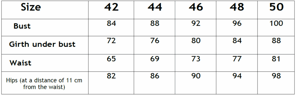 Классический корсет с чашками