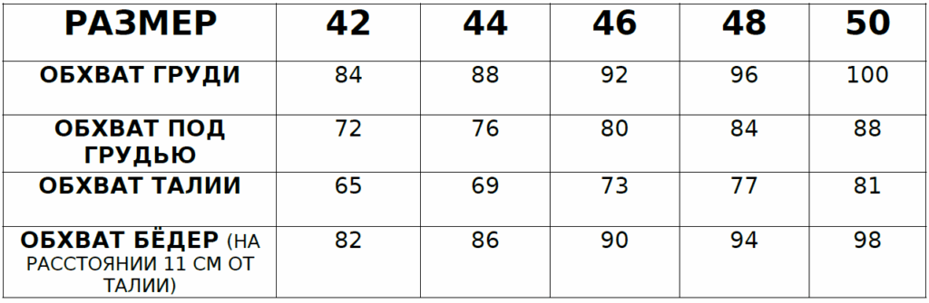 Классический корсет с чашками